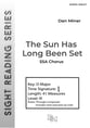 The Sun Has Long Been Set SSA choral sheet music cover